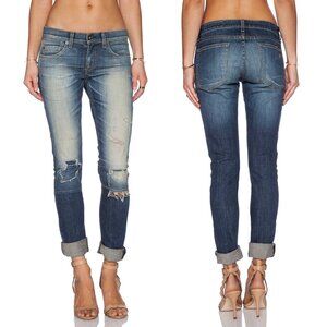 Rag & Bone Dre Surfer Repair Distressed Slim-Leg Jeans